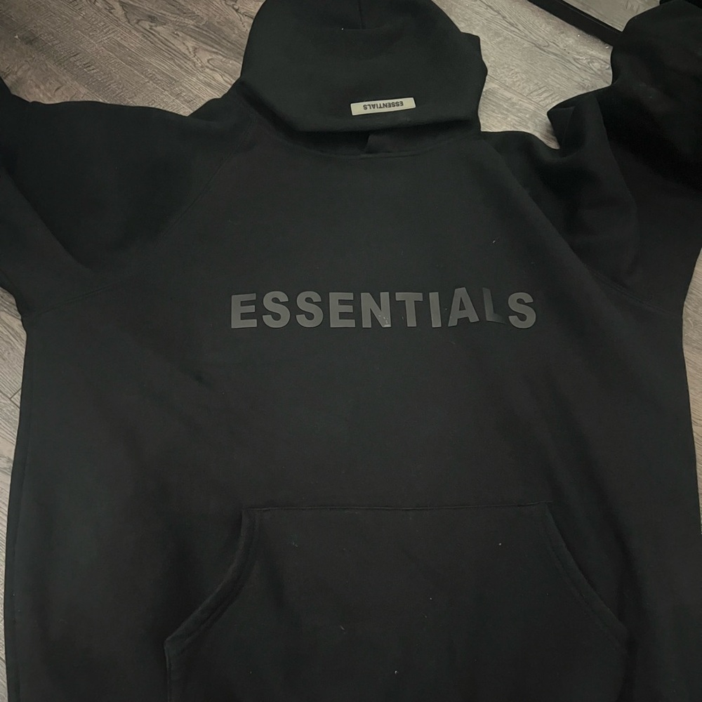 Essentials Jet Black Pullover - image 1
